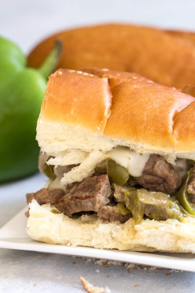 Instant Pot Philly Cheesesteak Sandwiches