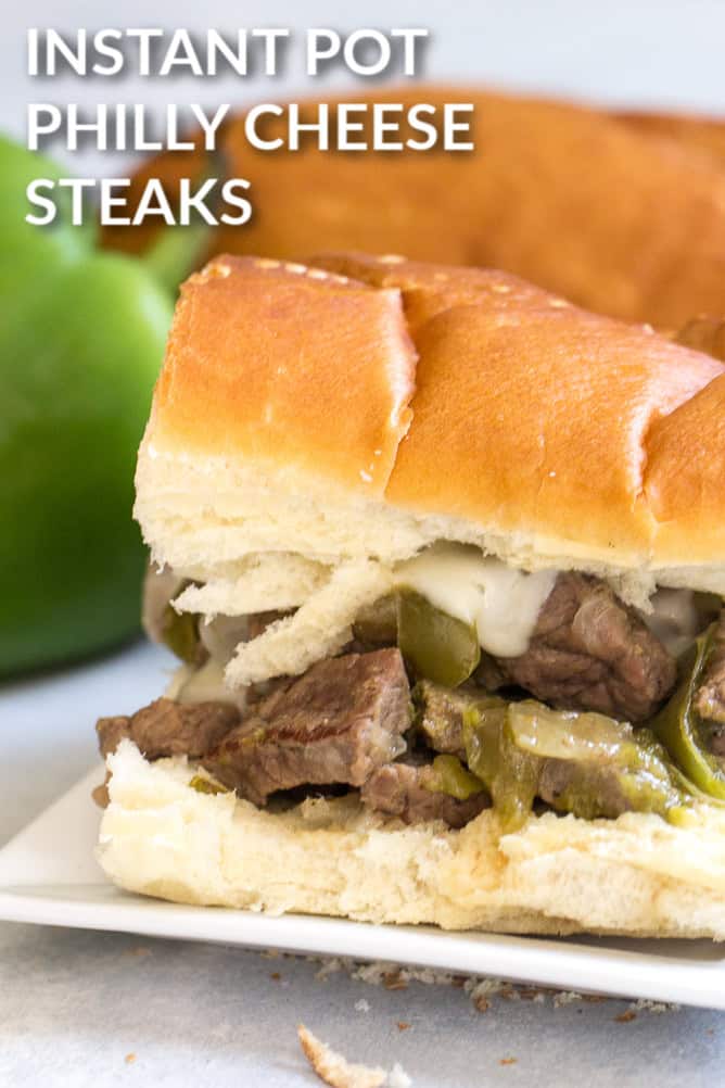 Instant Pot Philly Cheese Steaks