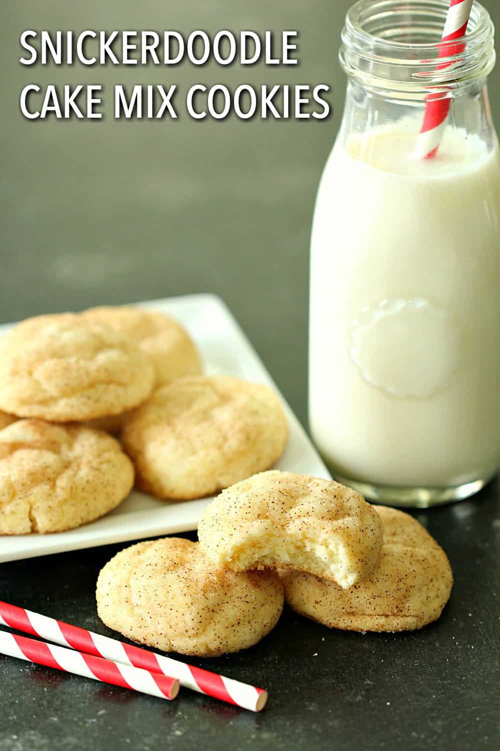 Snickerdoodle Cake Mix Cookies
