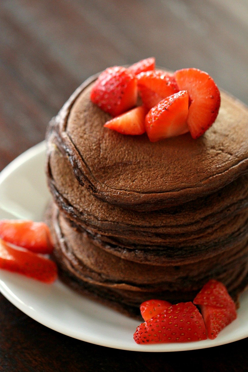 Chocolate Protein Pancakes (without oats or bananas)