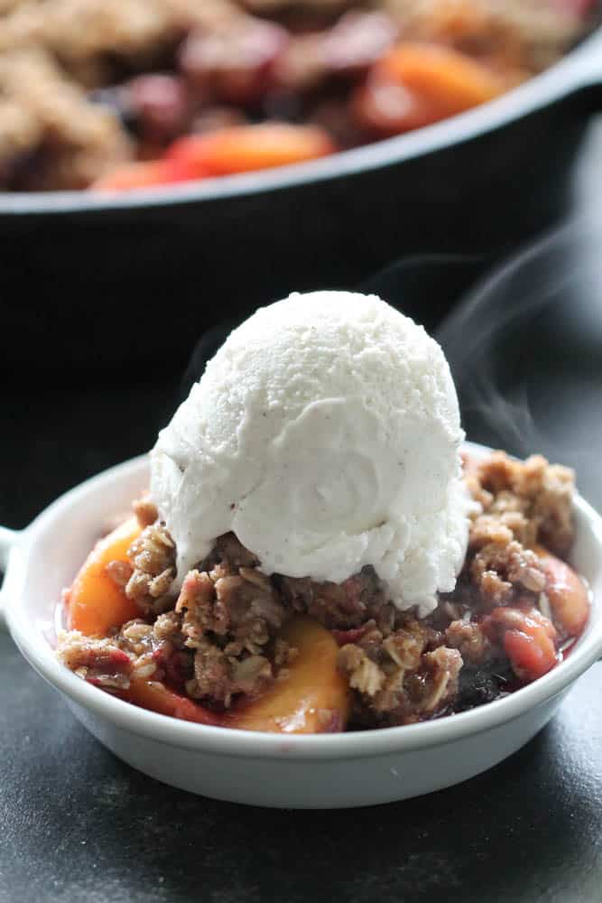Peach and Berry Crisp