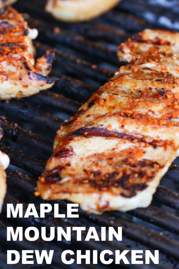 Maple Mountain Dew Grilled Chicken from SixSistersStuff.com