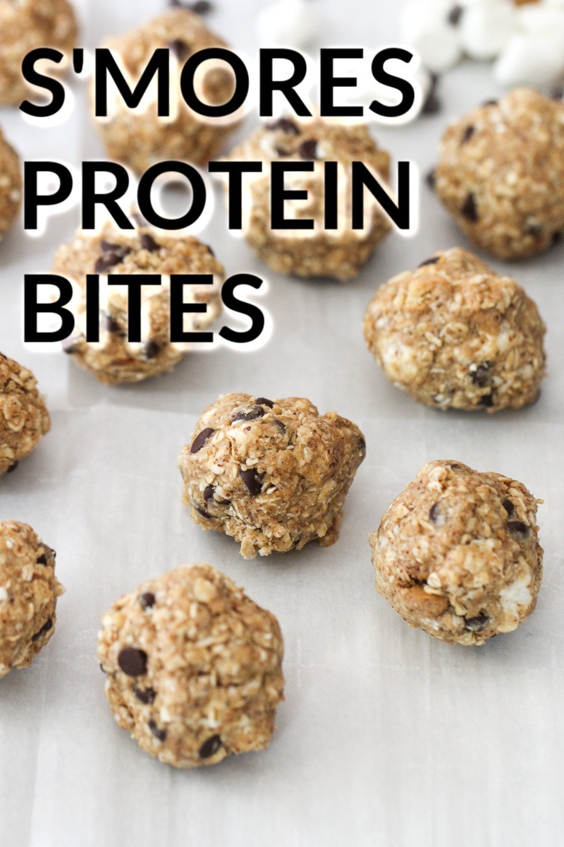 S’mores Protein Bites