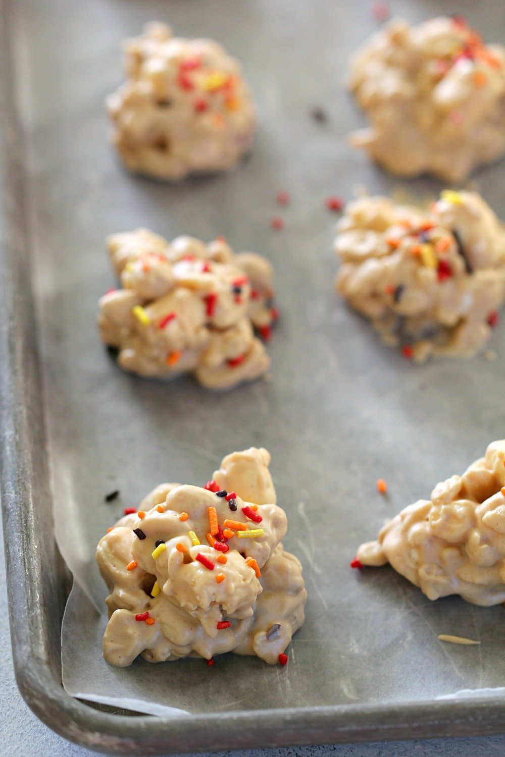 No Bake Crunchy Peanut Butter Clusters