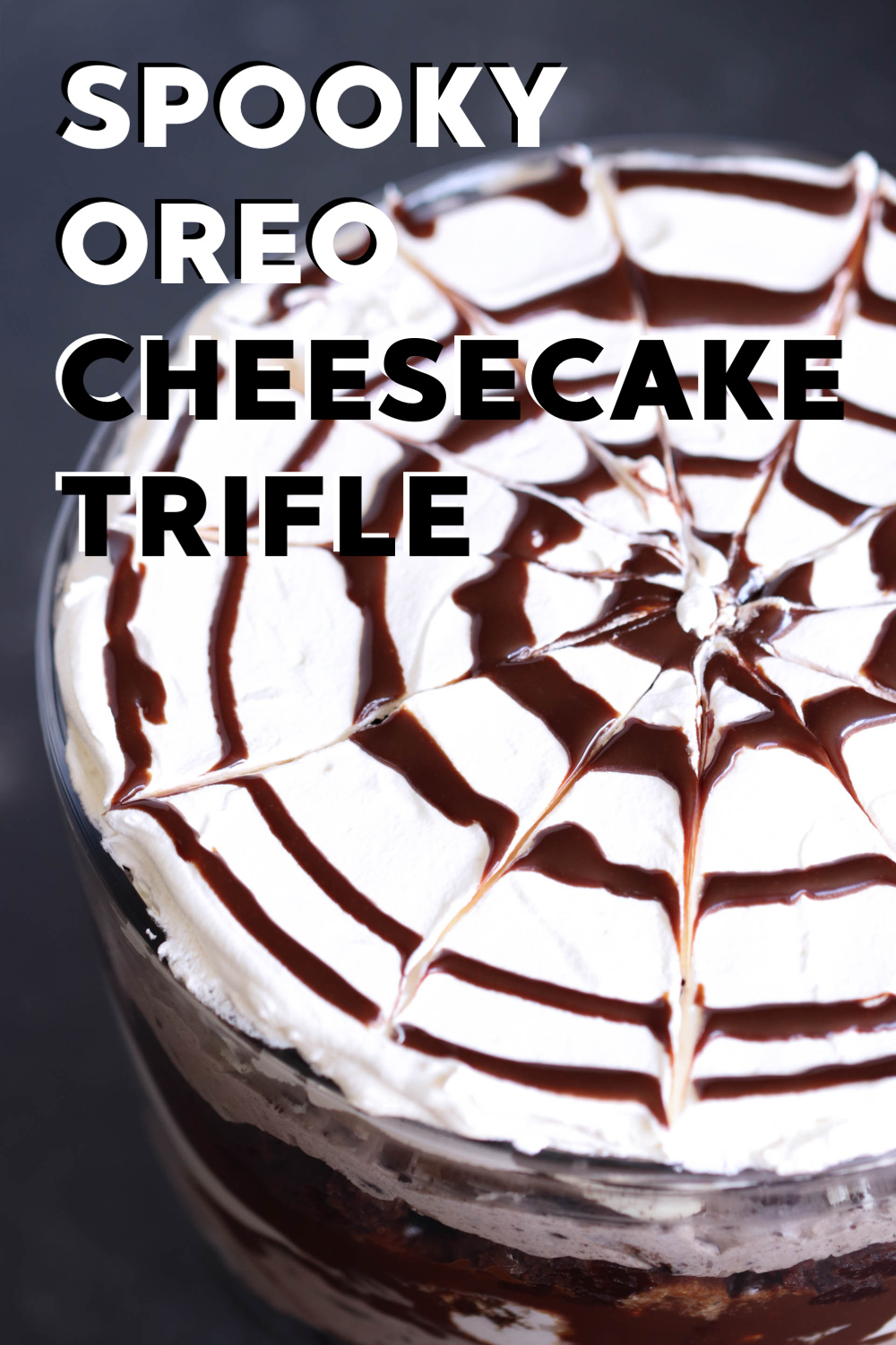 Spooky Oreo Cheesecake Trifle