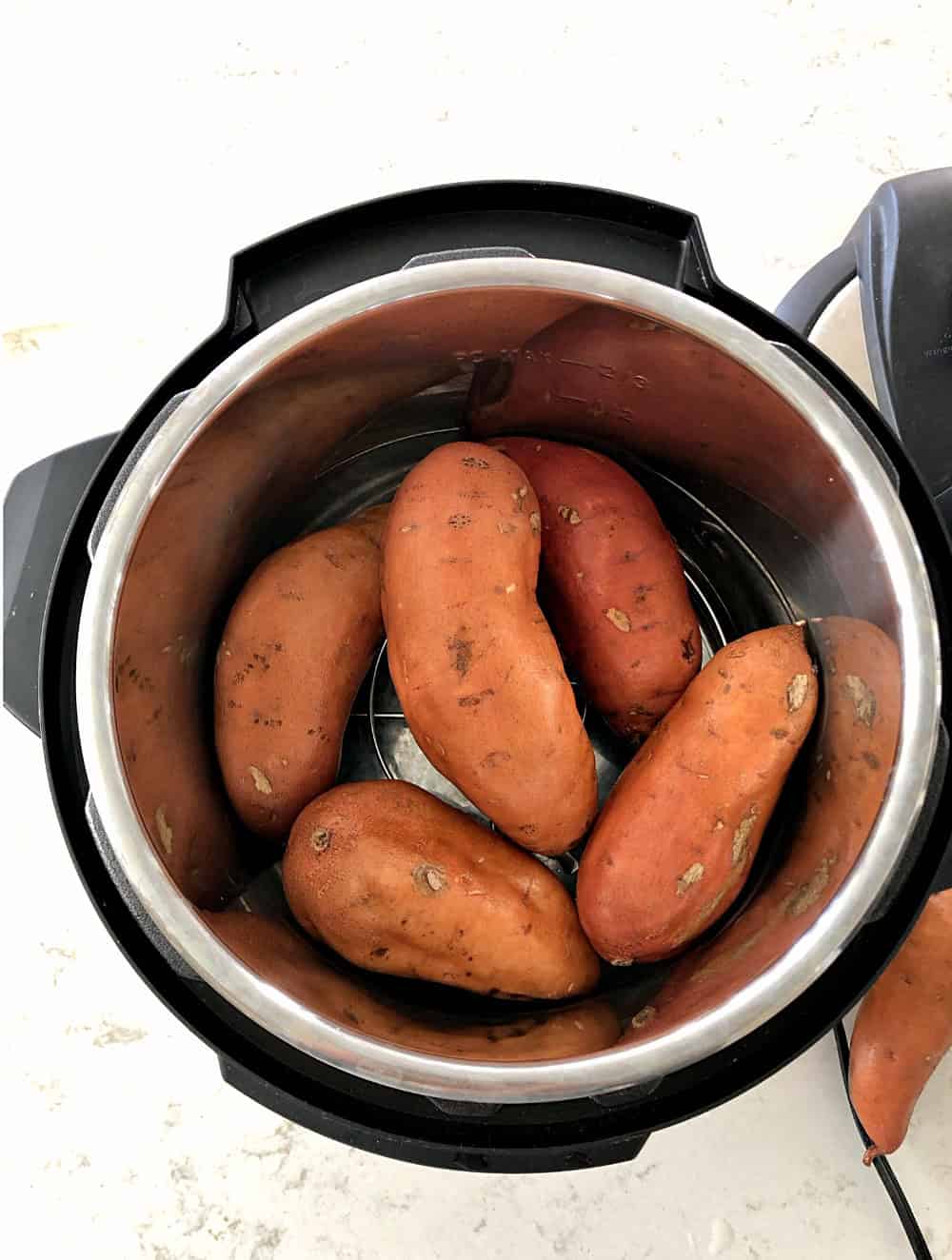 Instant Pot Sweet Potatoes (pressure cooker steamed) - The Kitchen Girl