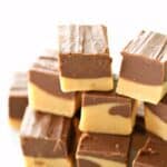 Double Decker Chocolate Peanut Butter Fudge Recipe