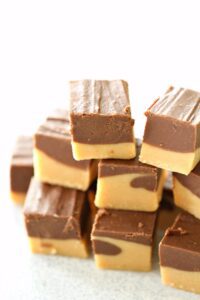 Double Decker Chocolate Peanut Butter Fudge Recipe