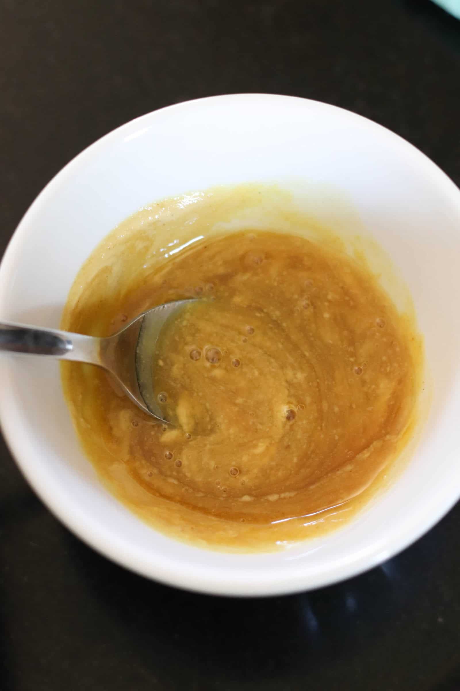 Mustard Mixture in small bowl