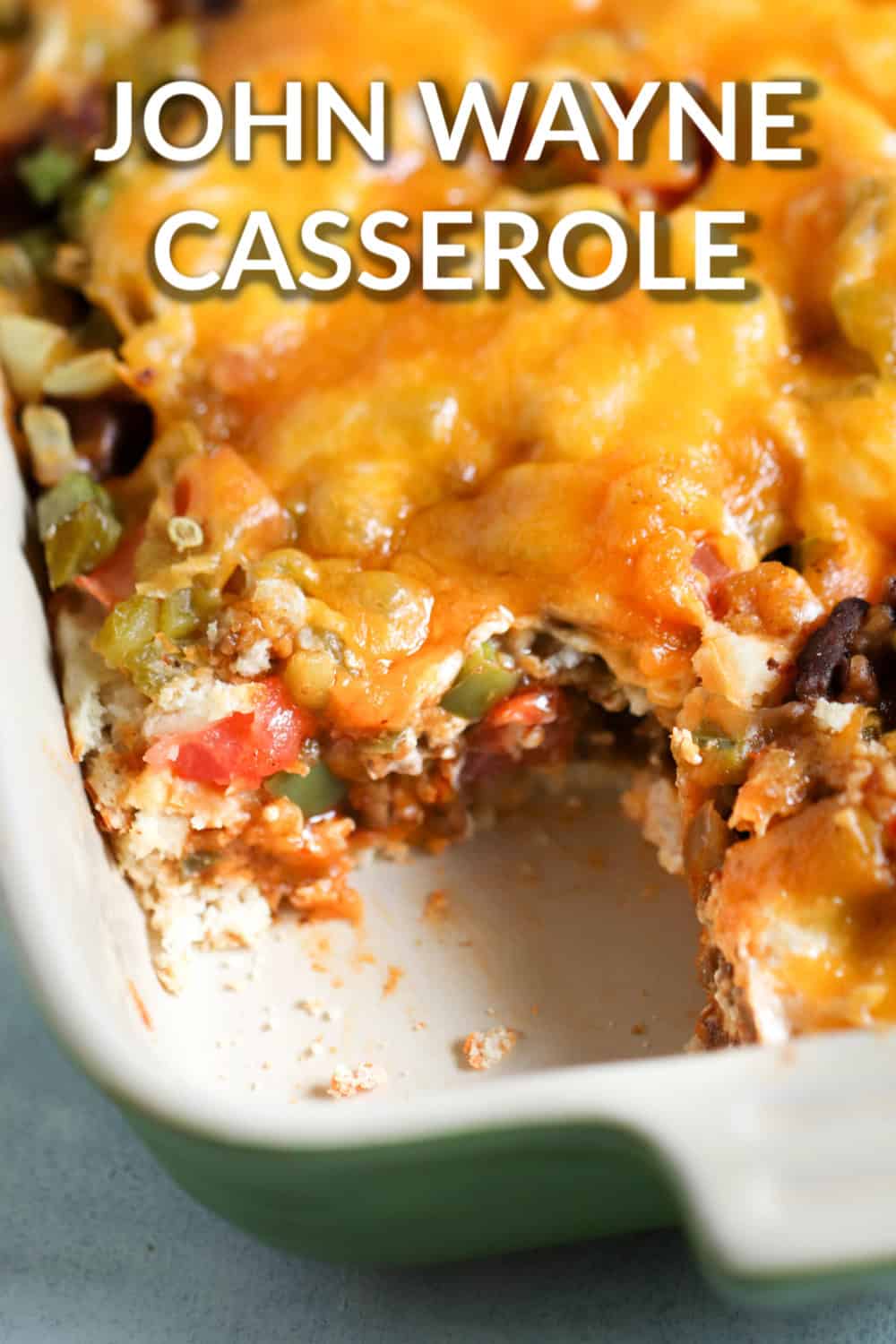 John Wayne Casserole (Beef and Biscuit Casserole)
