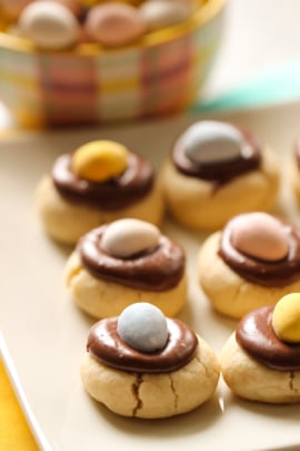 Chocolate Thumbprint Cookies