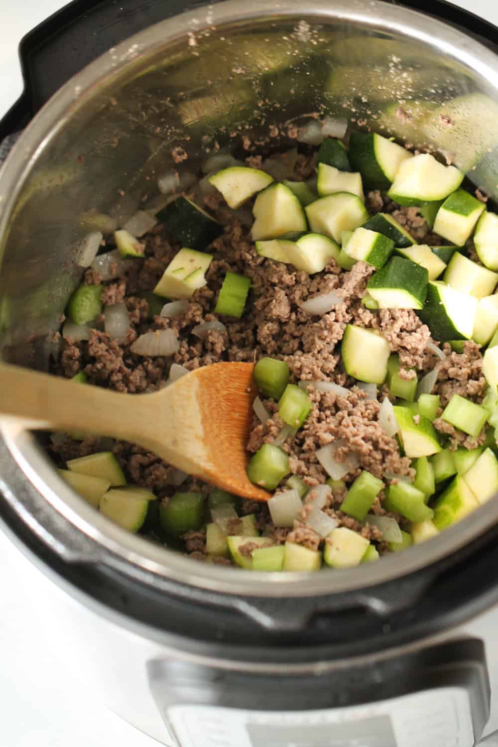 Instant pot minestrone on sale soup with ground beef