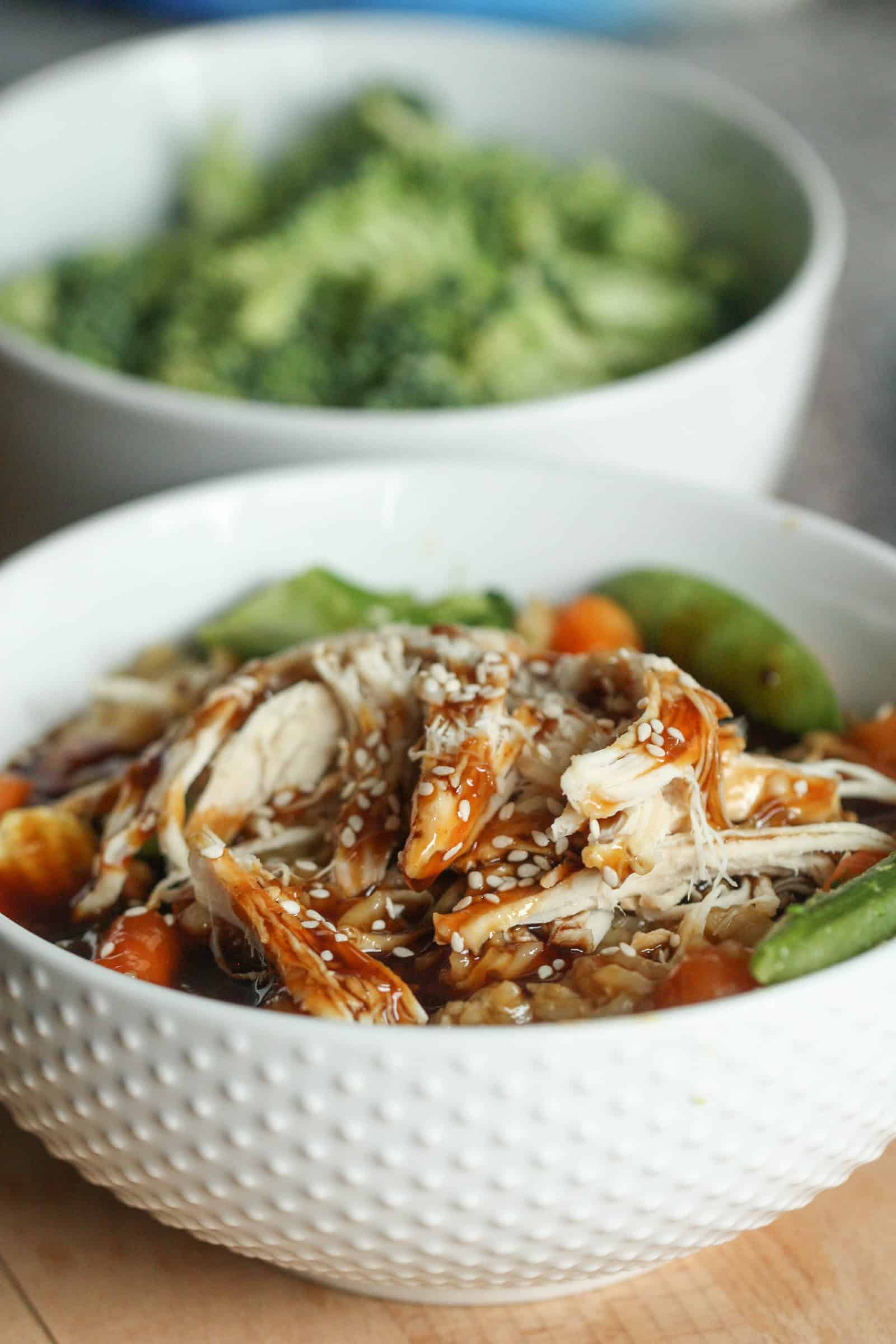 instant pot chicken teriyaki bowls