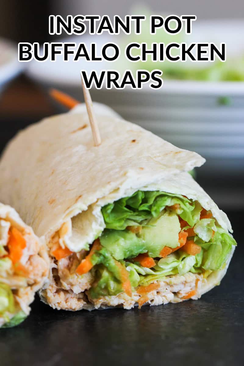 Instant Pot Buffalo Chicken Wraps