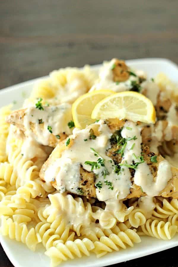 Slow Cooker Creamy Lemon Chicken