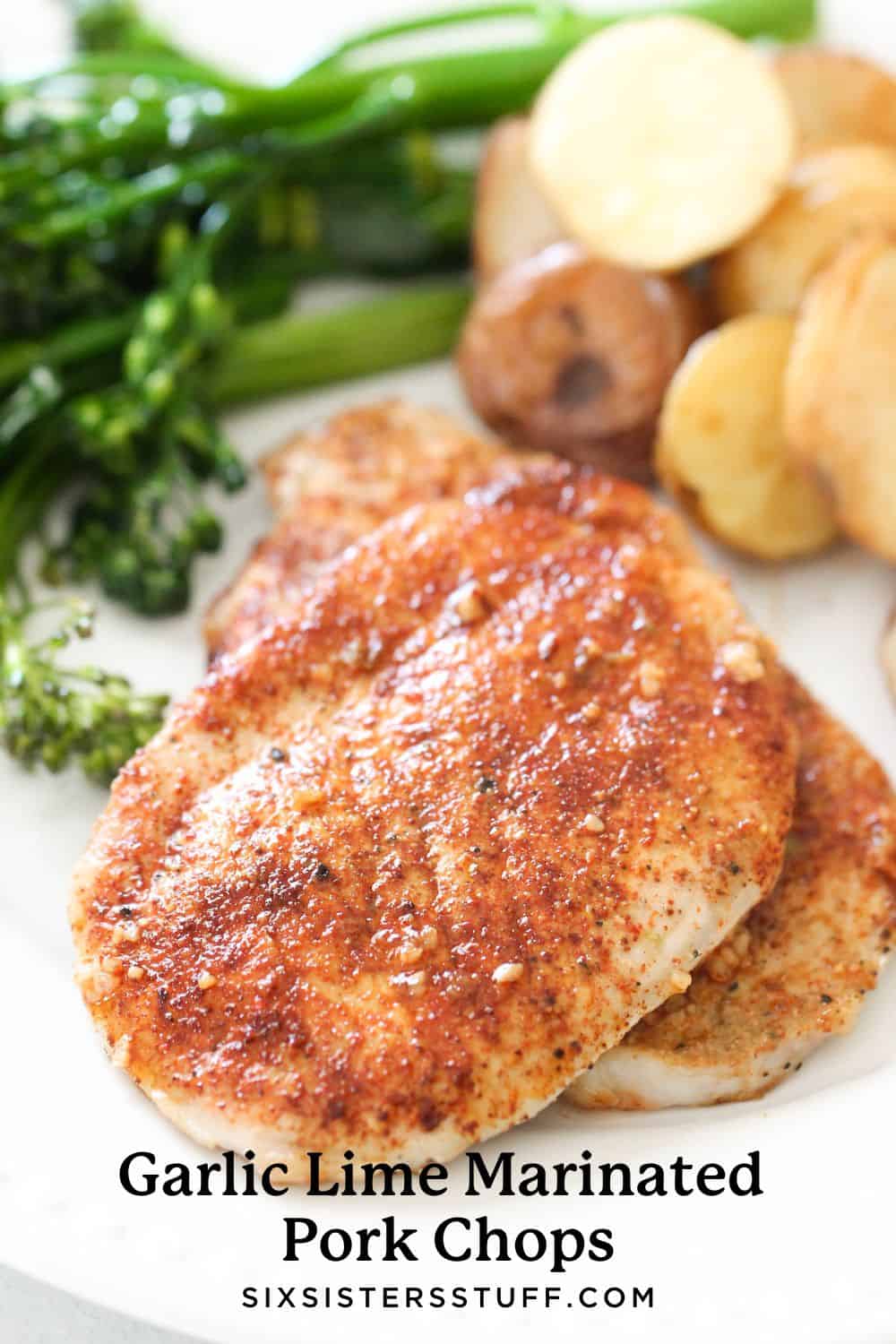 Garlic Lime Marinated Pork Chops Recipe