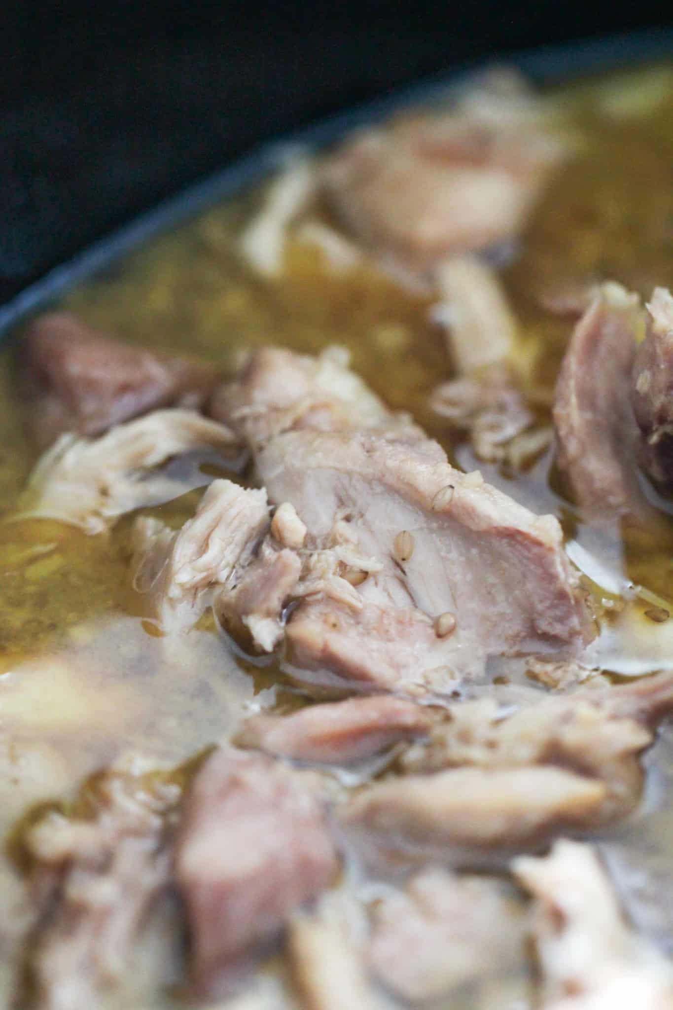 Cooked Teriyaki Chicken Breasts in the slow cooker