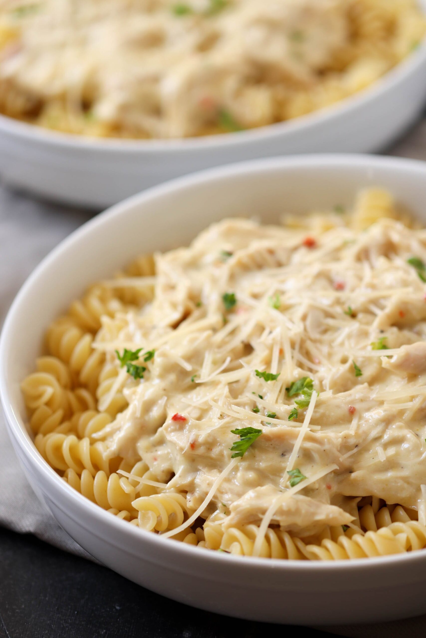 Instant Pot Creamy Cheese Chicken scaled