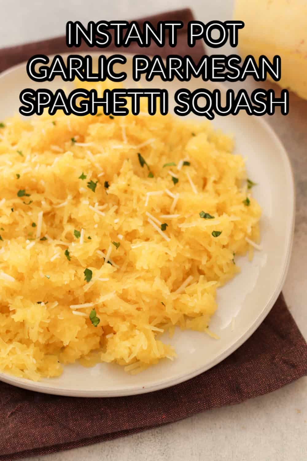 Instant pot garlic parmesan spaghetti squash clearance