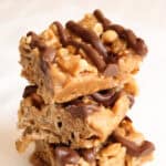 No Bake Peanut Butter Chex Bars