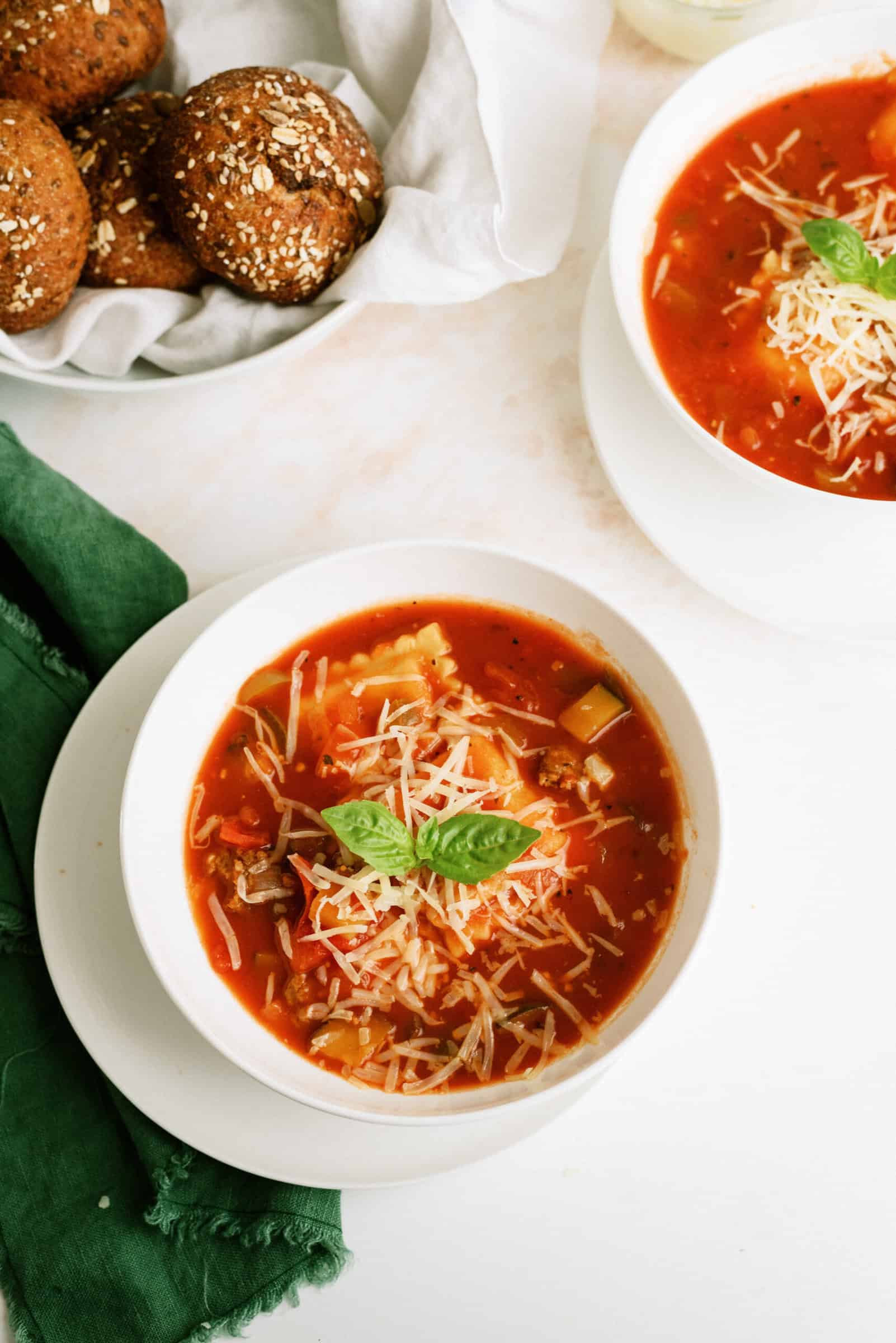 Instant Pot Ravioli Lasagna Soup Recipe