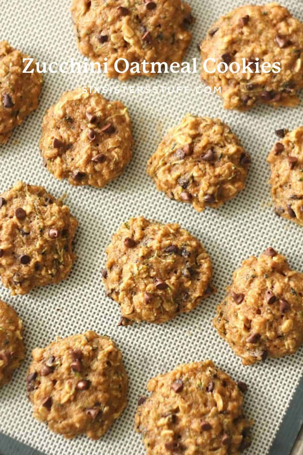 Healthier Zucchini Oatmeal Cookies Recipe