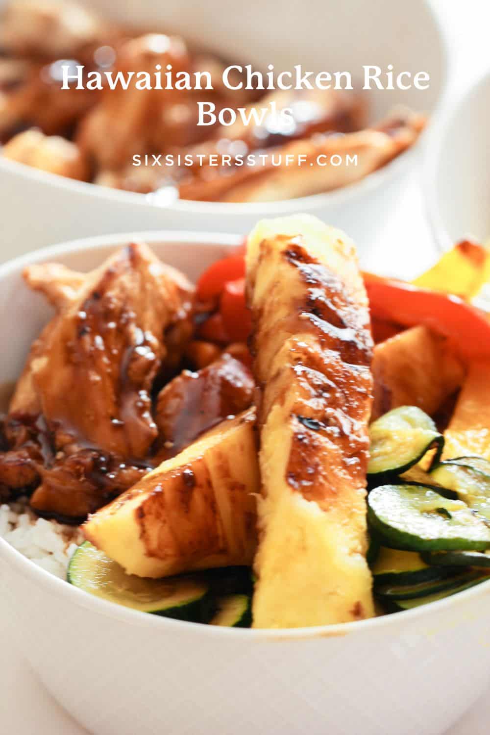 Hawaiian Chicken Rice Bowls Recipe (Easy Meal for 6)