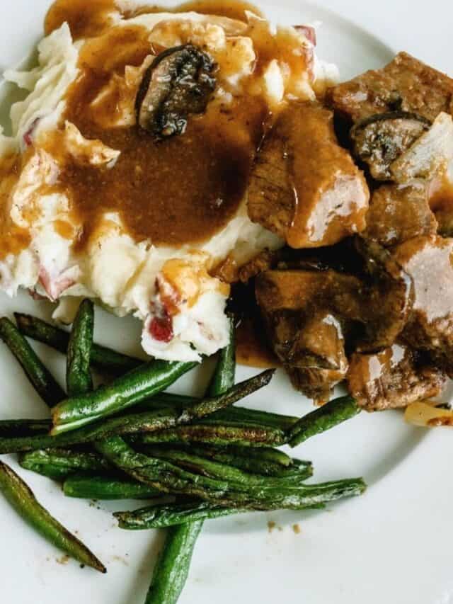 Slow Cooker Beef Sirloin Tips and Gravy Recipe Six Sisters' Stuff