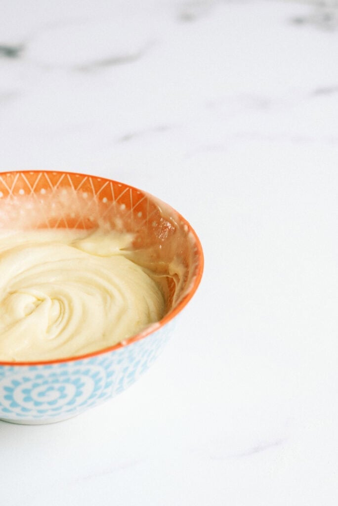 A bowl filled with Honey Butter/