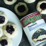 Blueberry Thumbprint Cookies