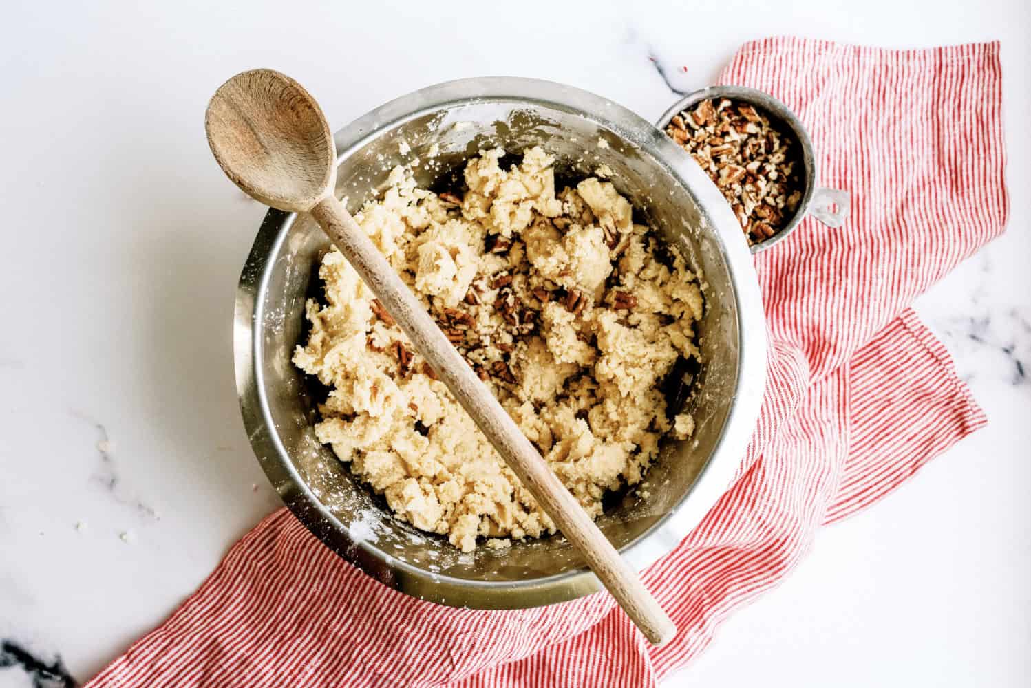 cookie dough in a bowl