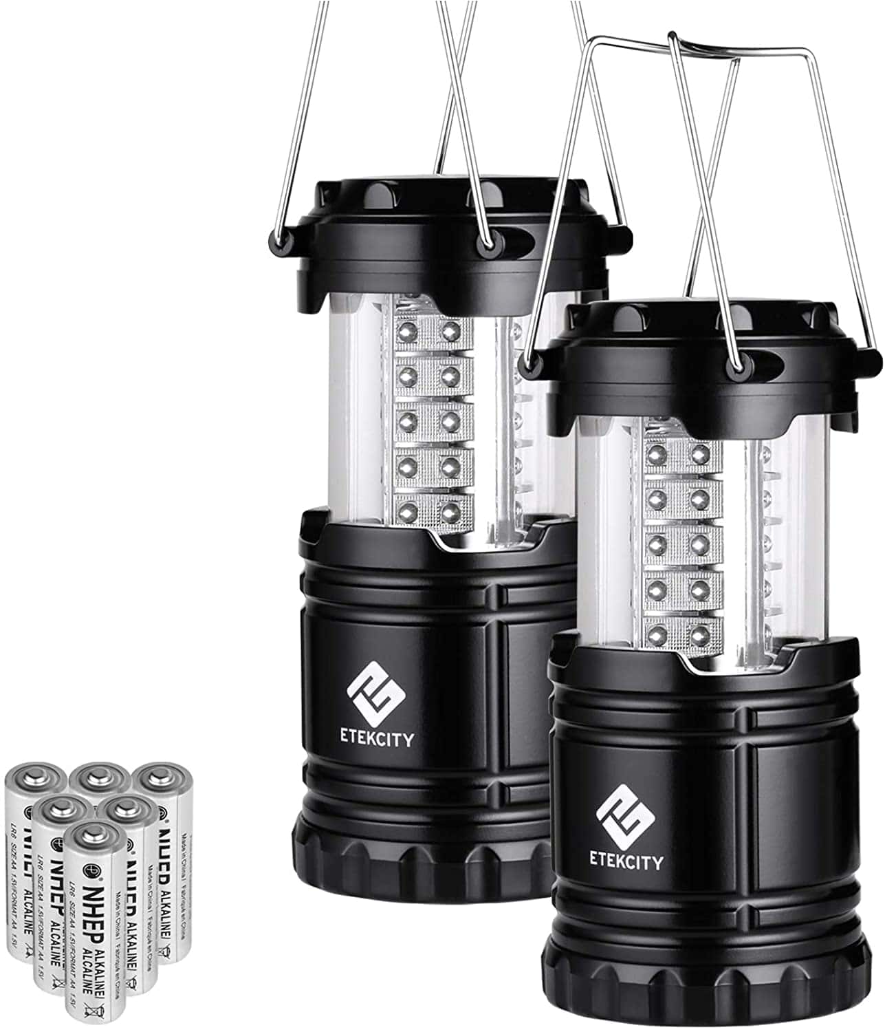 2 led lanterns for camping or power outages