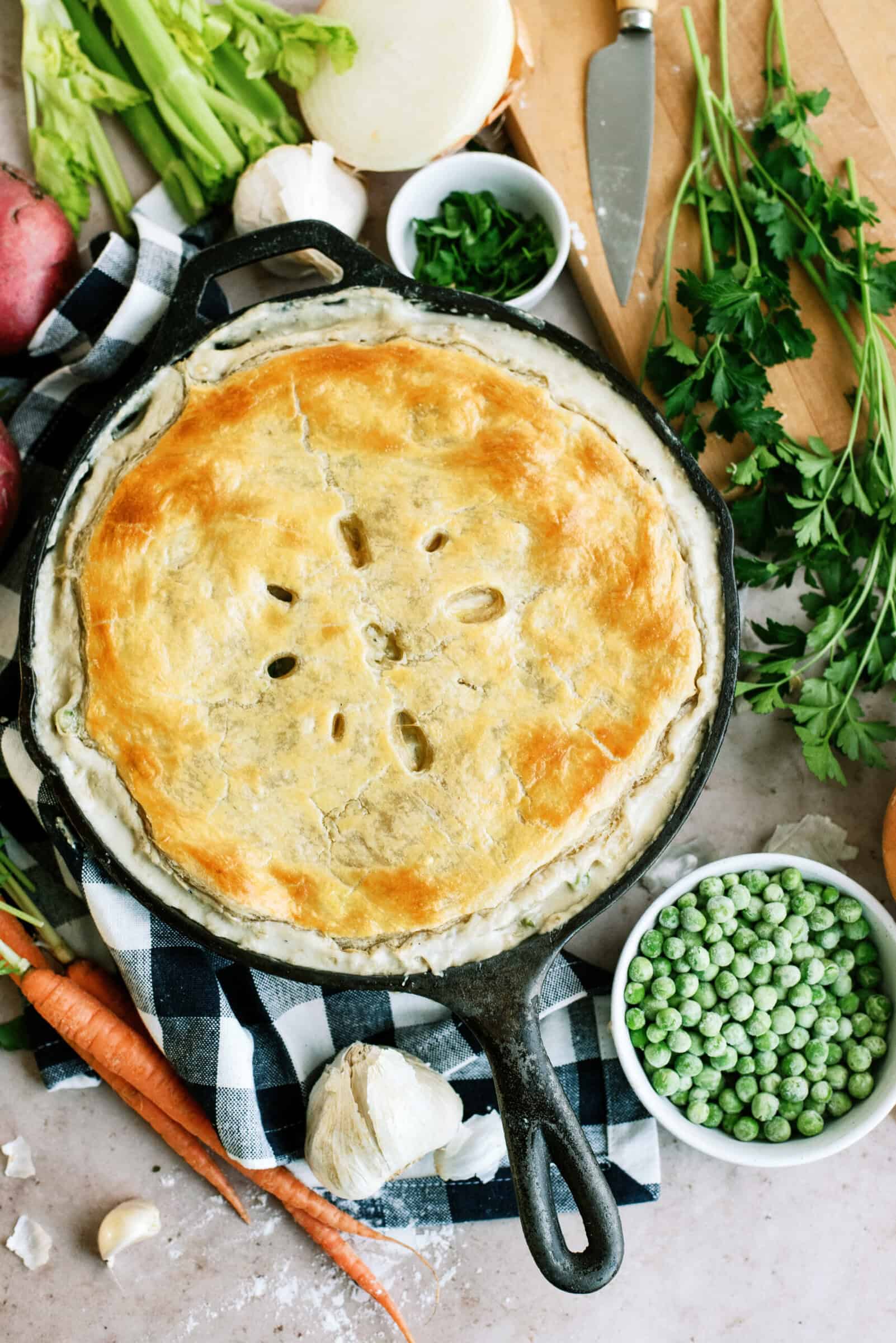 Pot Pie all baked. 