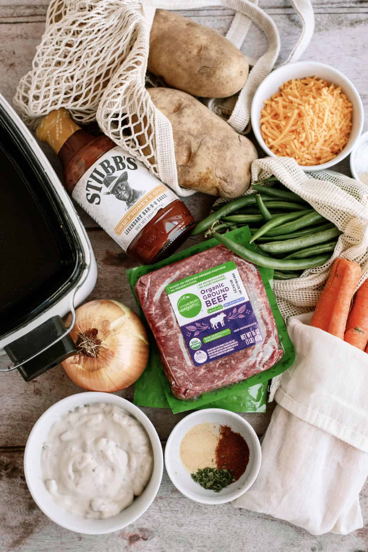 ingredients for slow cooker hobo dinner