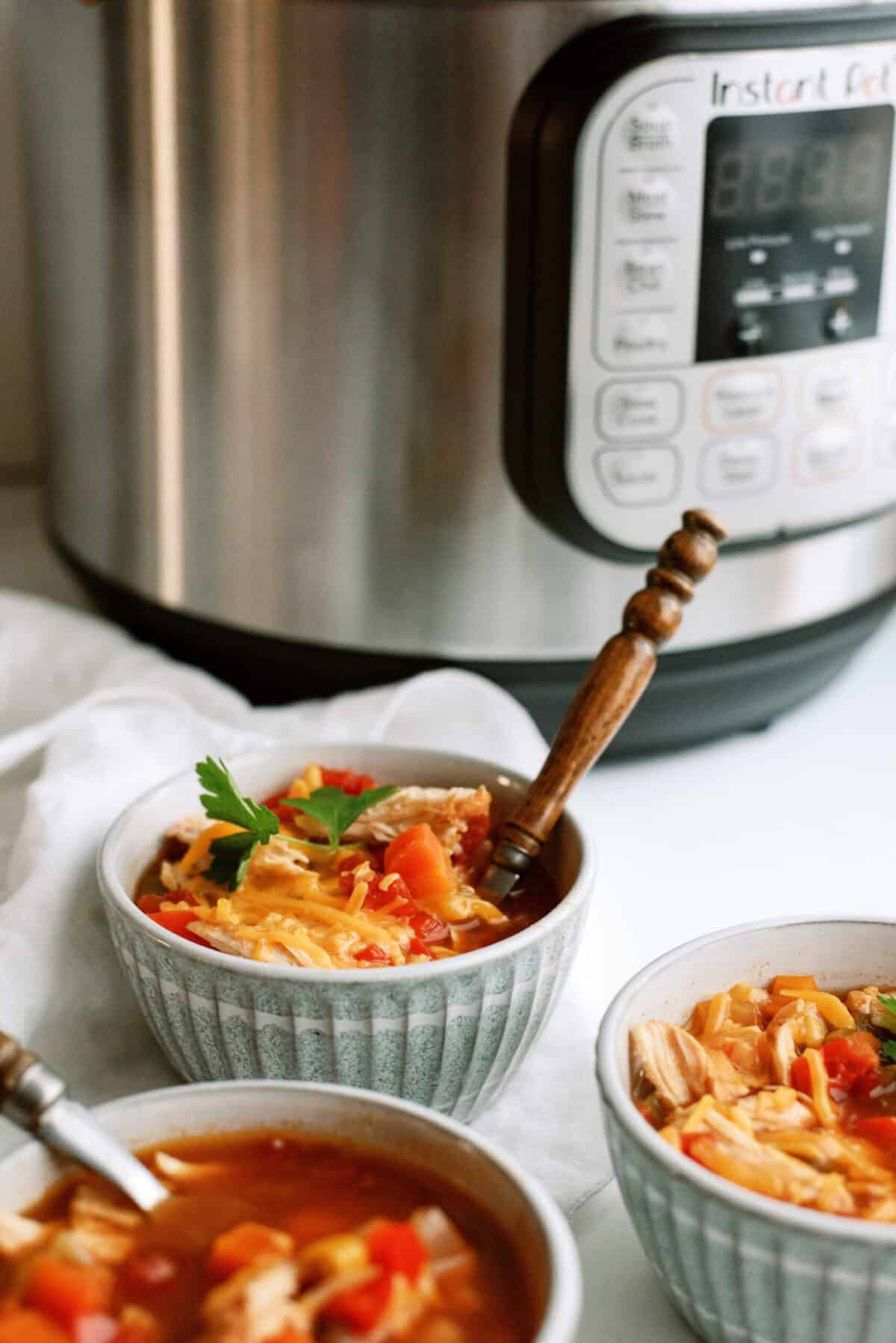 Instant Pot BBQ Chicken Chili with Instant Pot