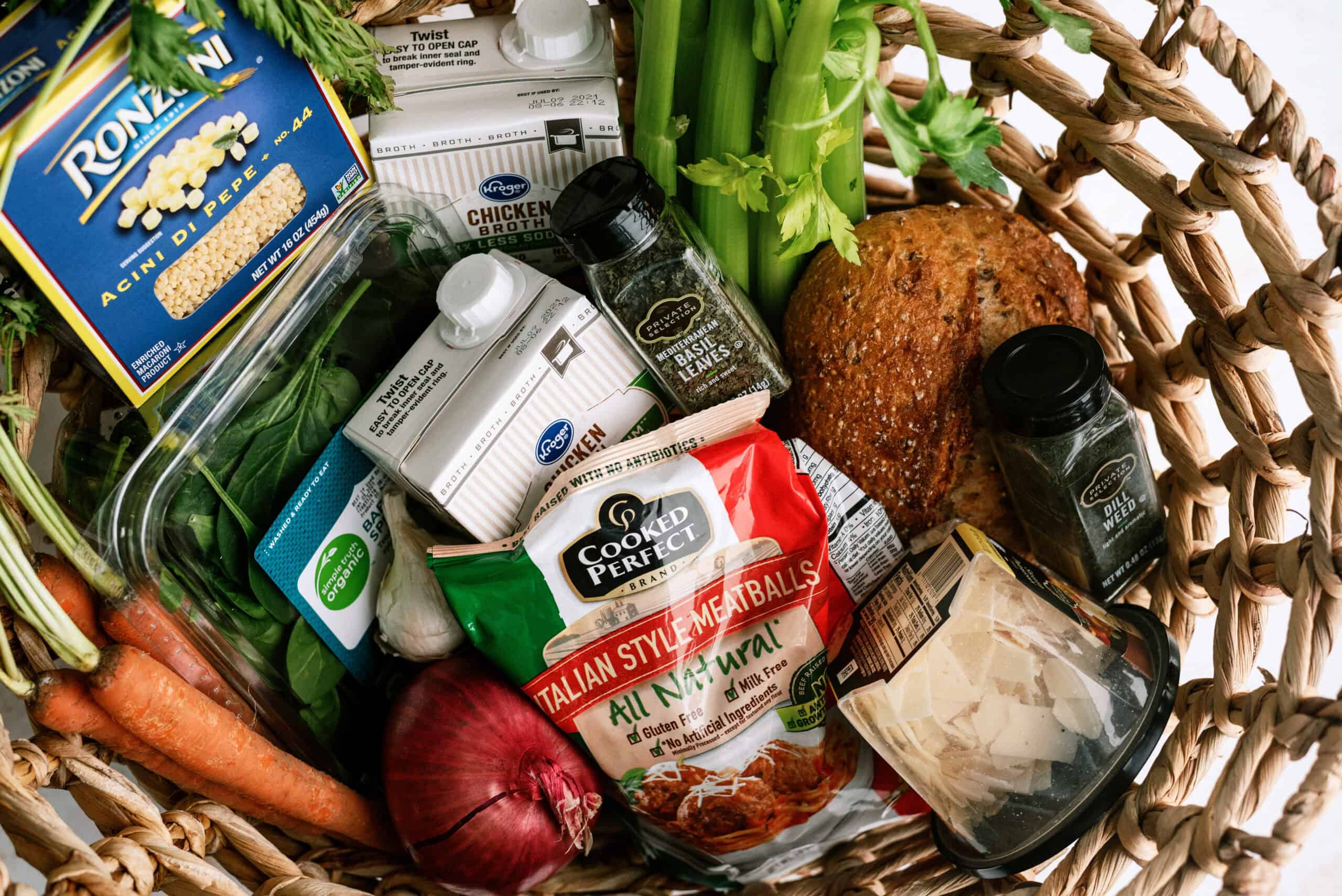 Italian Wedding Soup Ingredients