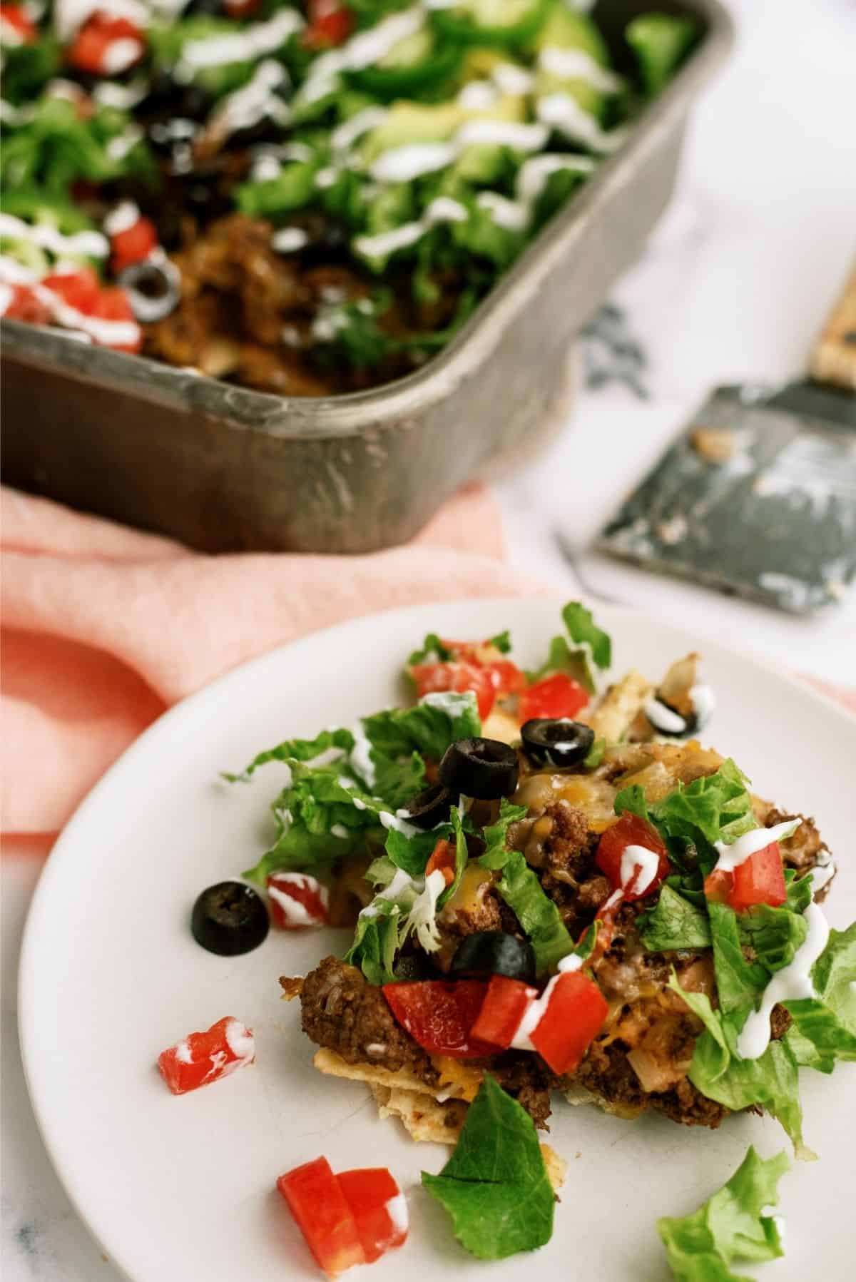 20 Minute Taco Salad Casserole Recipe