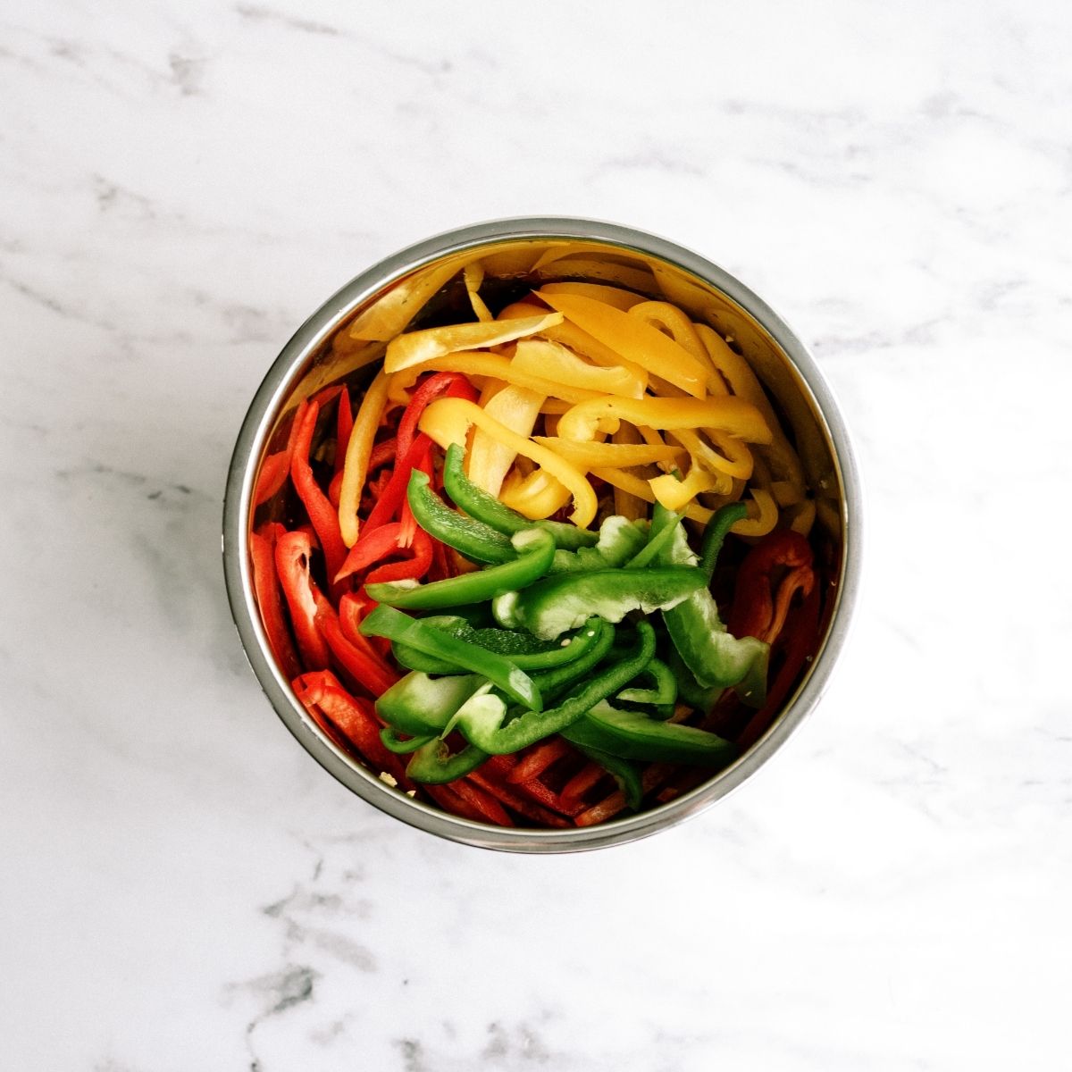 Bell Peppers Sliced in the Instant Pot