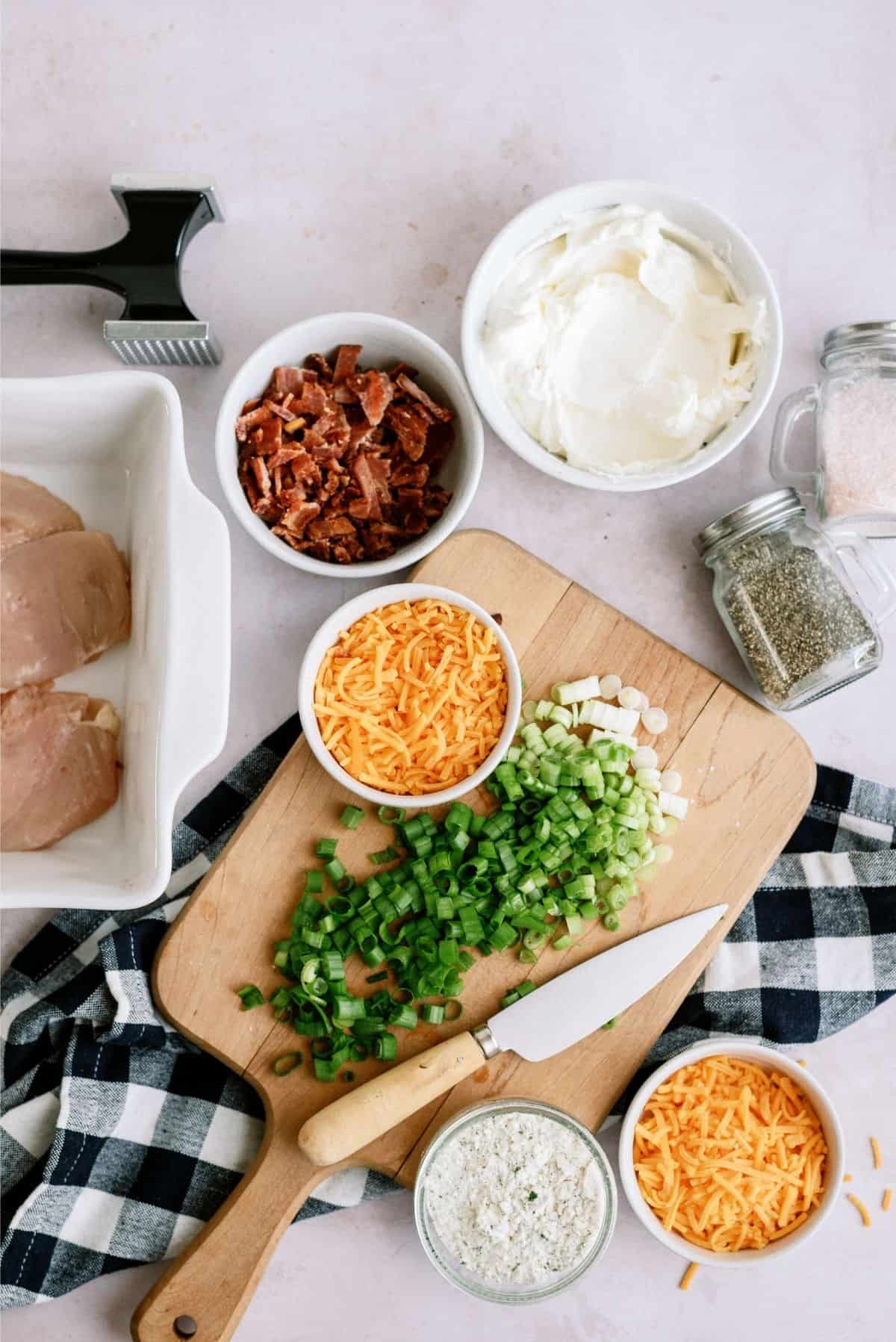 Ingredients for Easy Baked Crack Chicken