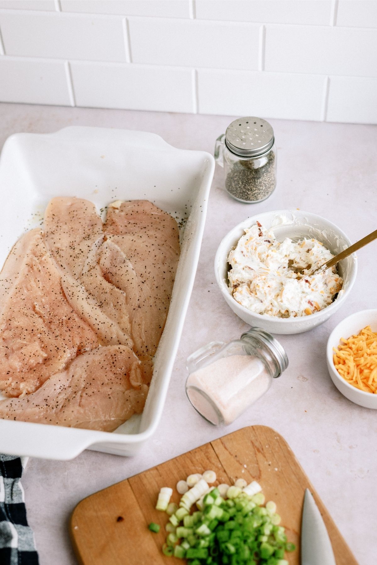 Ingredients for Easy Baked Crack Chicken