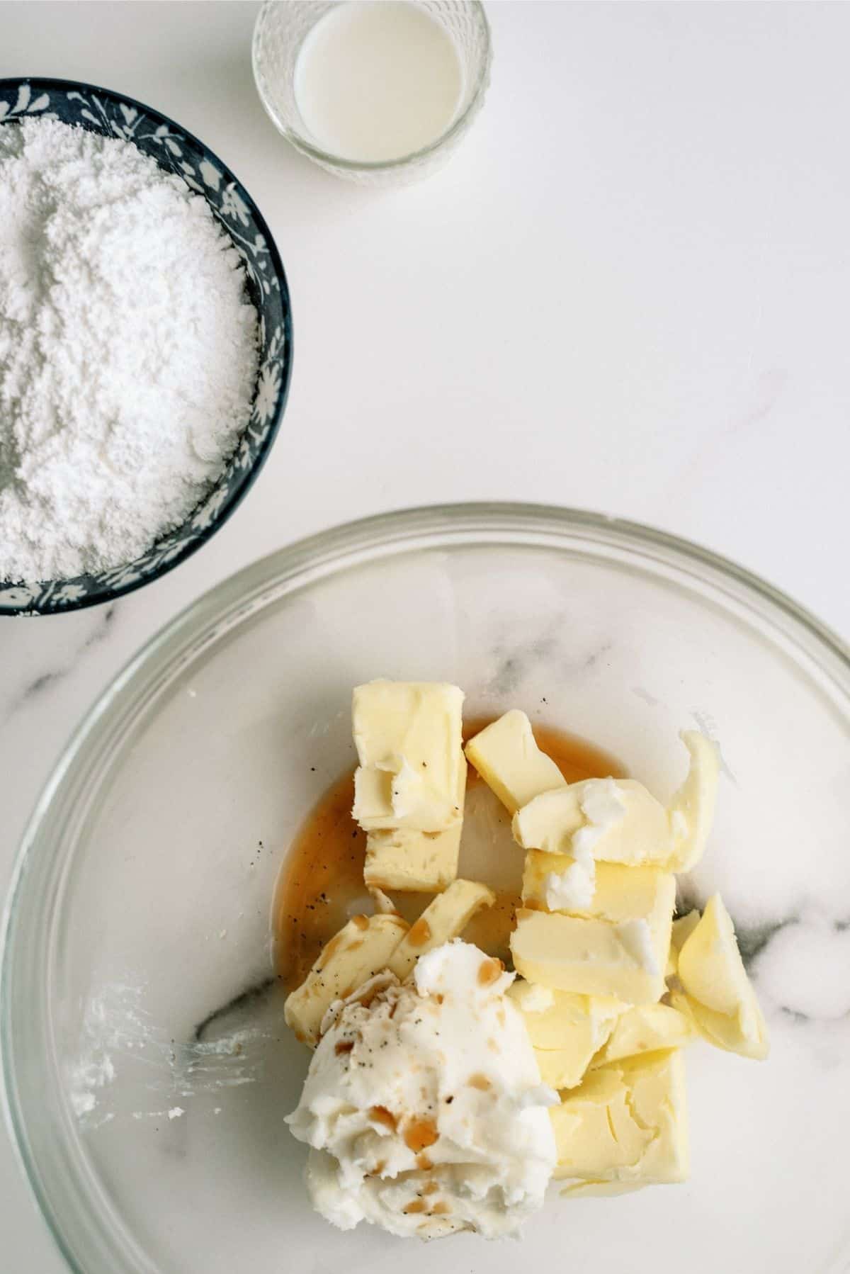 Ingredients for frosting