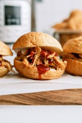 Instant Pot BBQ Chicken Sandwiches