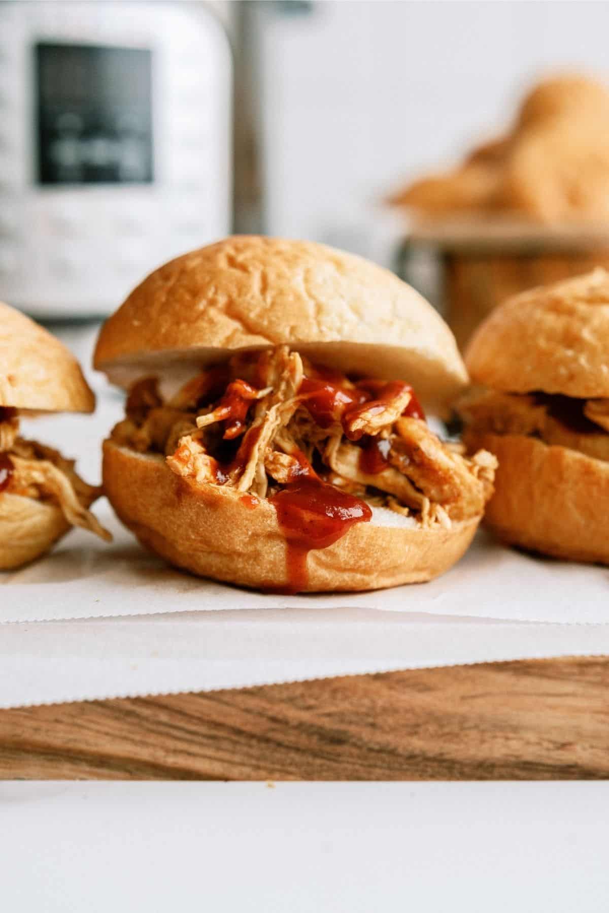 Instant Pot BBQ Chicken Sandwiches Recipe