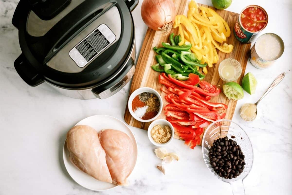 Instant Pot Chicken Fajitas Ingredients