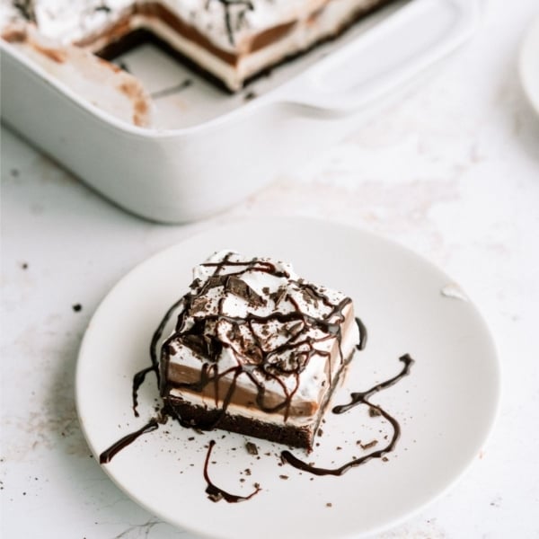 Layered Brownie Pudding Dessert