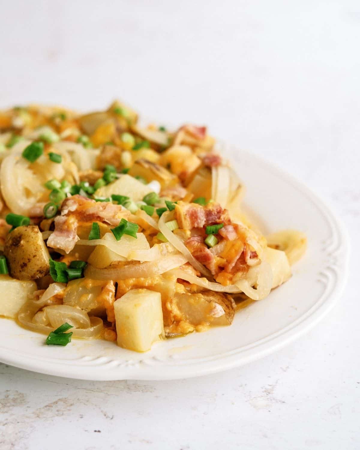 Slow Cooker Bacon Cheese Potatoes