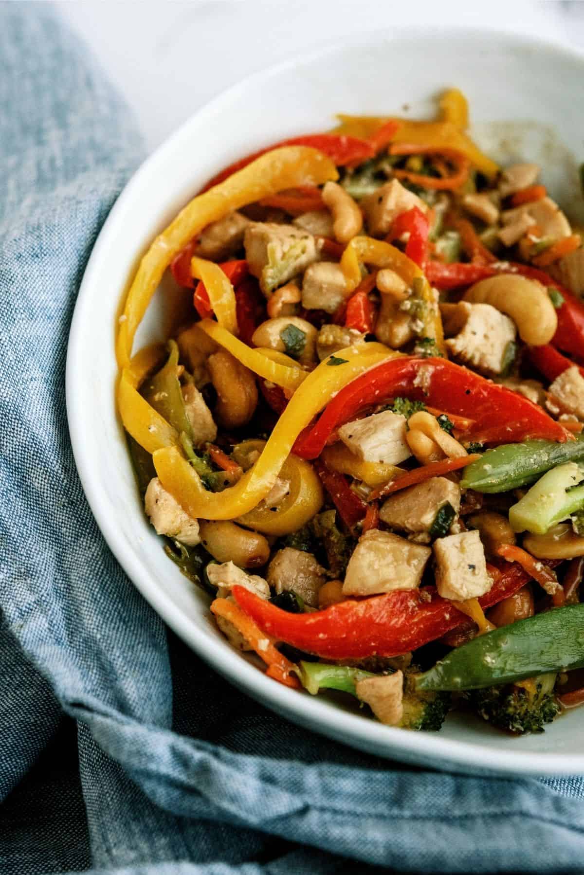 Cashew Chicken Skillet Stir-Fry Recipe