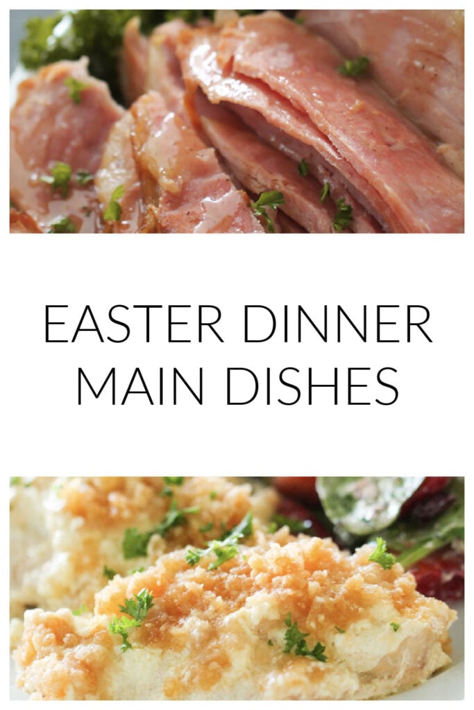 Easter dinner main dishes ham and cheese potatoes