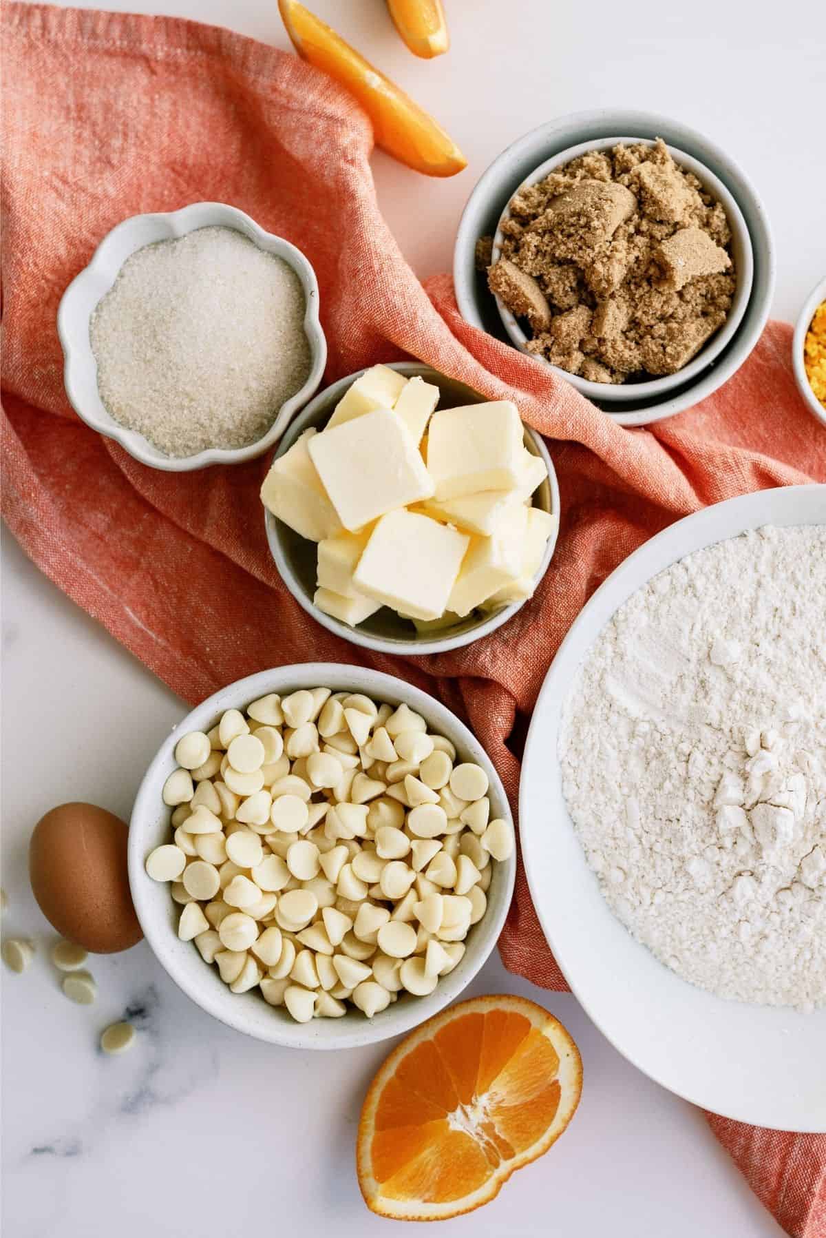 Ingredients for Orange Creamsicle Cookies Recipe