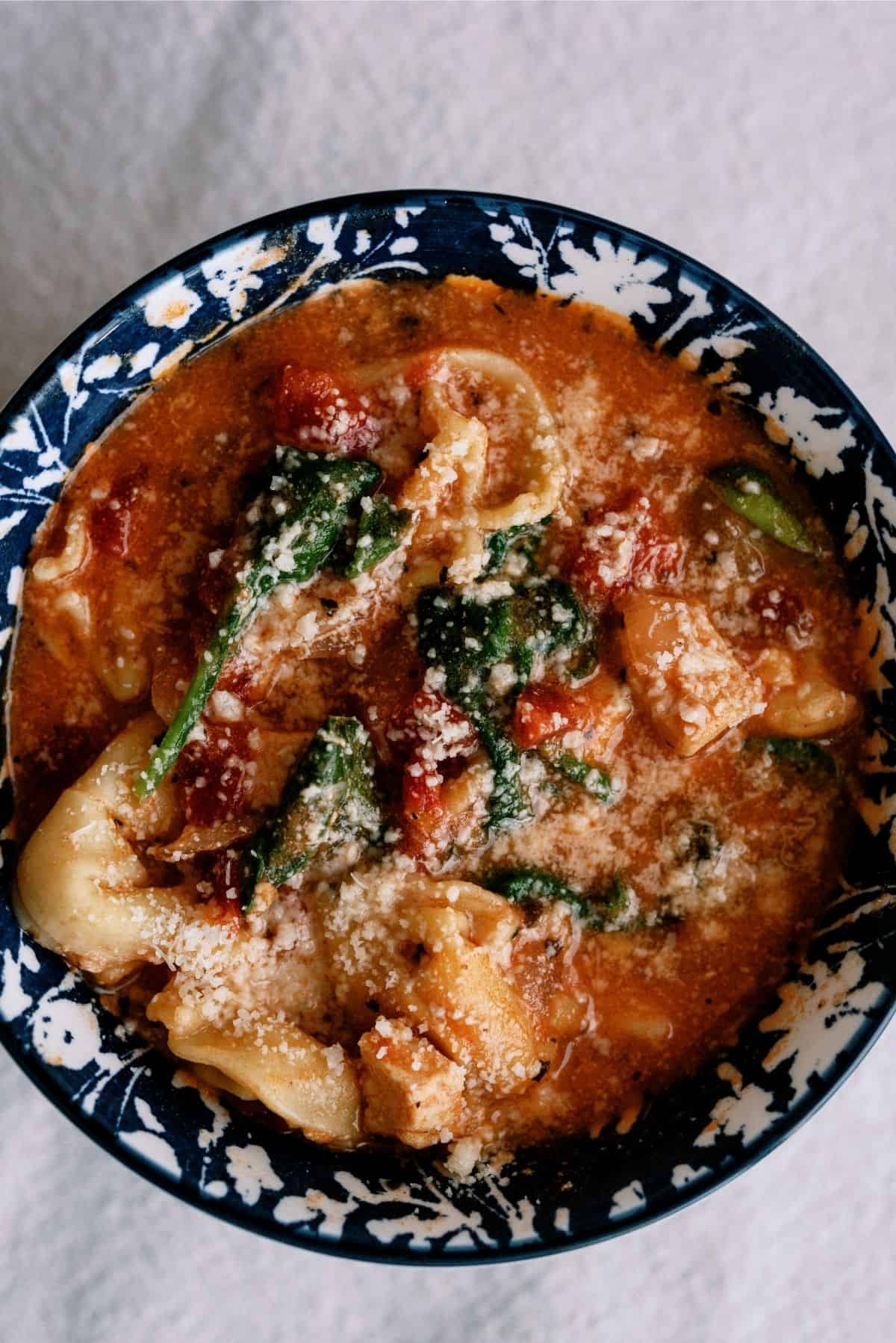 Instant Pot Creamy Tortellini Soup